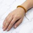 Croche Beaded Bracelet - Silver Lined Topaz
