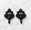 Boho Black - Glamour Soutache Earrings