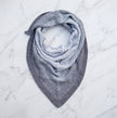 Nordic Breeze - Crochet Triangle Ombre Scarf