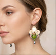 Soutache Art Deco Statement Earrings