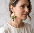 Soutache Art Deco Statement Earrings
