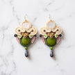 Soutache Art Deco Statement Earrings