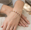 Sterling Silver & Baltic Amber Round Bracelet